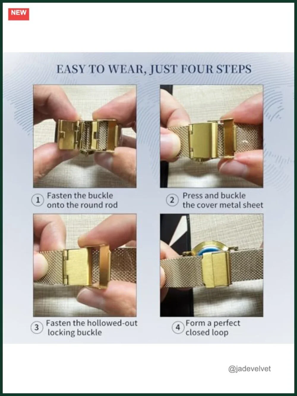 Luxury Gold Women's Watch Stainless Steel Analog Quartz Dress Watch Water